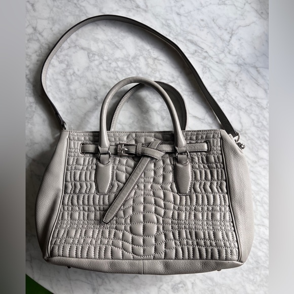 🩶AIMEE KESTENBERG - Dani Bag gray quilted leather. - Picture 1 of 12